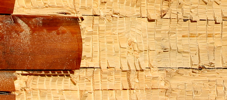 Log Home Face Restoration  Red Oak,  North Carolina