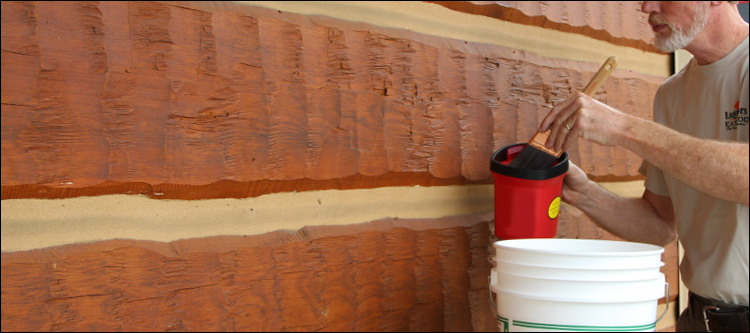Professional Log Home Staining  Red Oak,  North Carolina